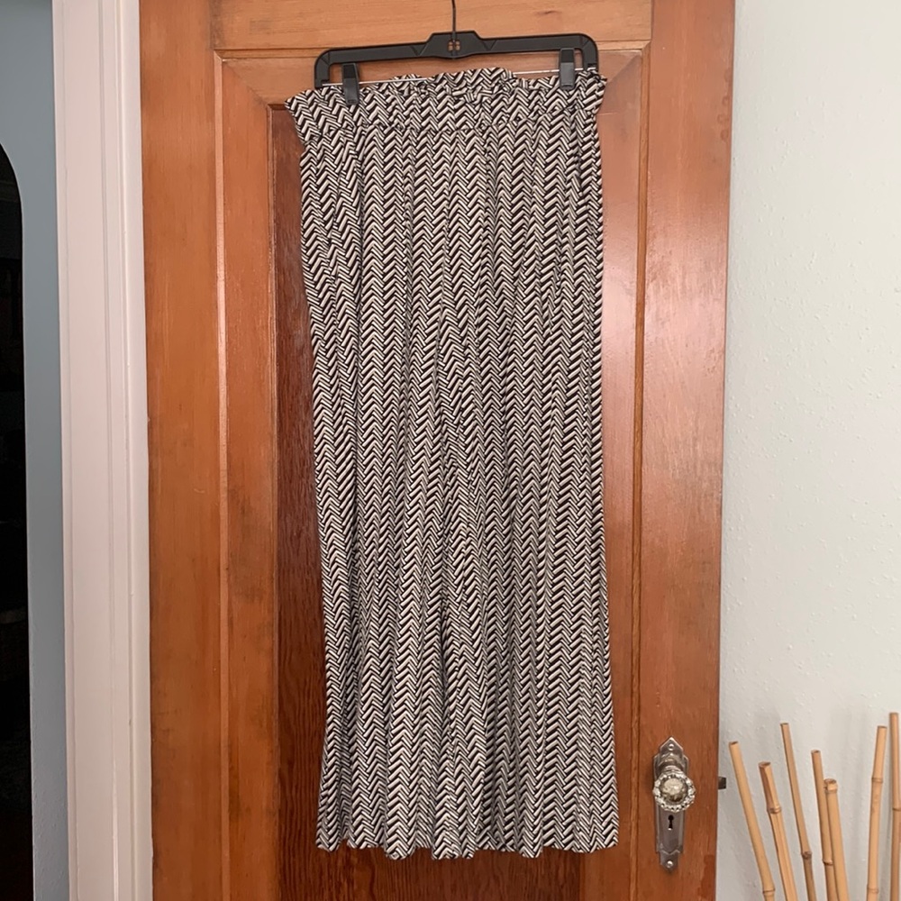 LOFT Linen Blend Palazzo Pants